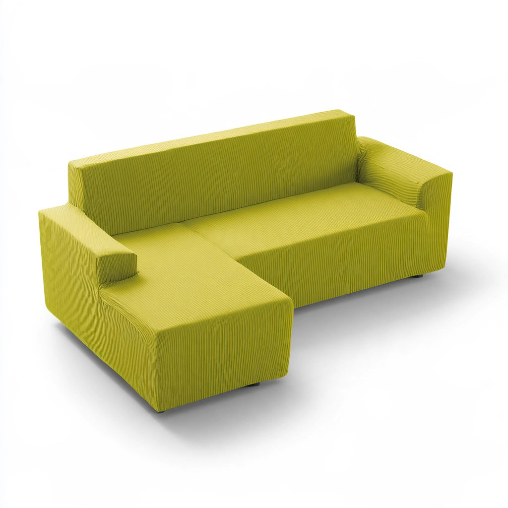 Gestoffeerde bank, kleur groen