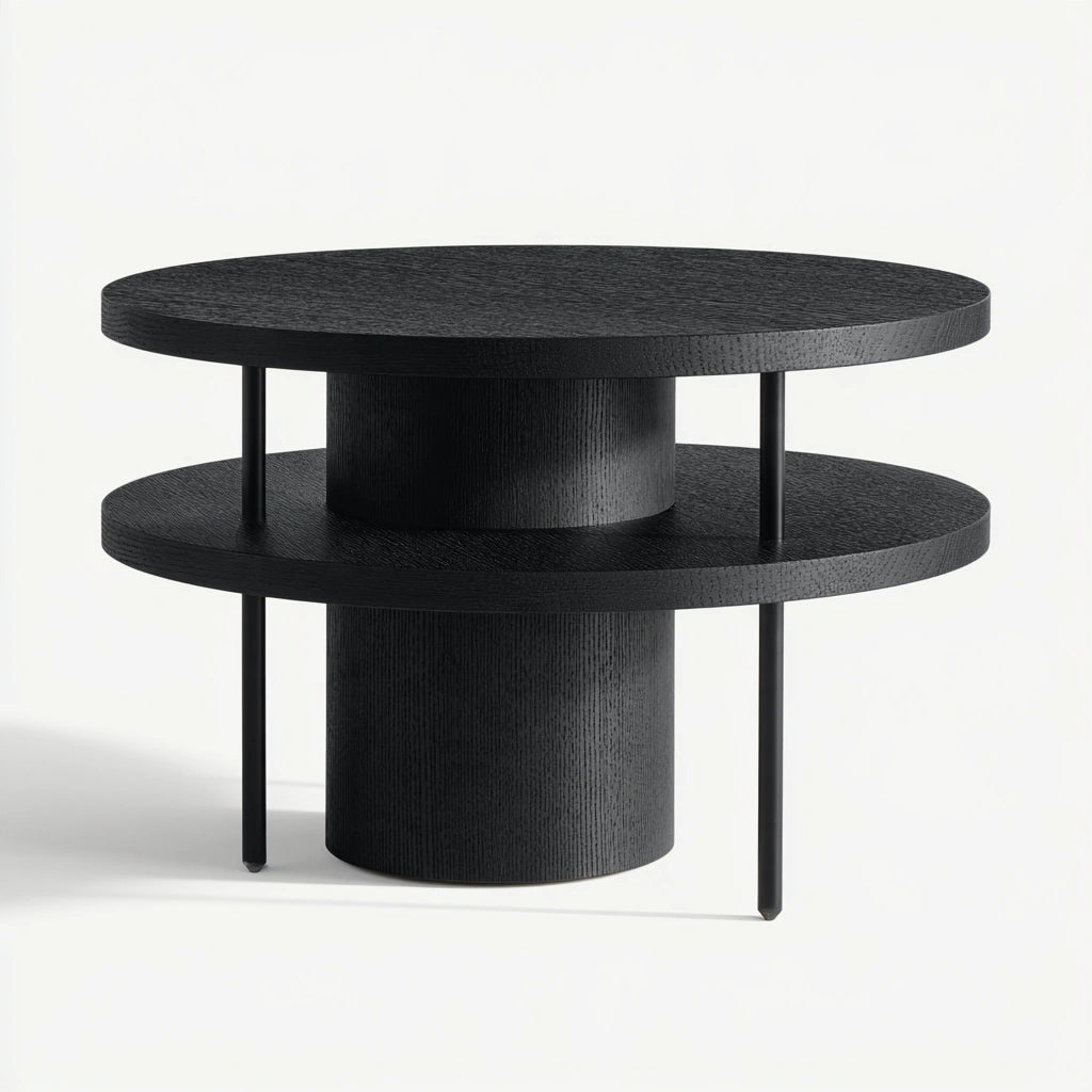 Bijzettafel, kleur zwart