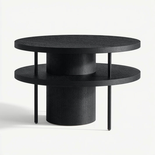 Bijzettafel, kleur zwart