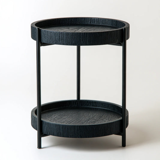 Bijzettafel, kleur zwart